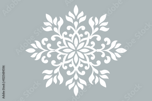 Explore our elegant floral lace pattern vector artwork, perfect for fashion design. This intricate and stylish illustration adds a touch of sophistication to any project. 