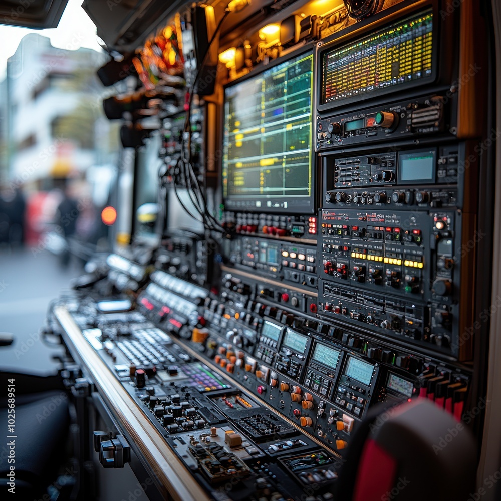 Close Up of a Control Panel