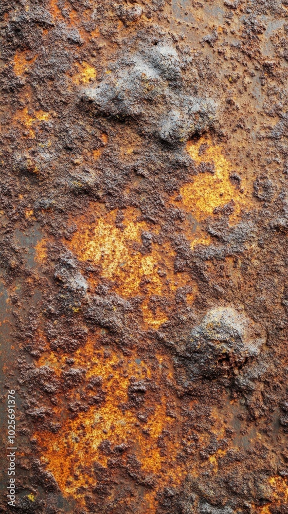 Rusted Steel Surface with Deep Pits and Scratches Rusted Steel Surface with Deep Pits and Scratches