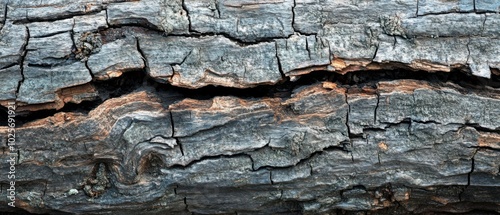 Weathered Wood with Cracks and Chipped Edges