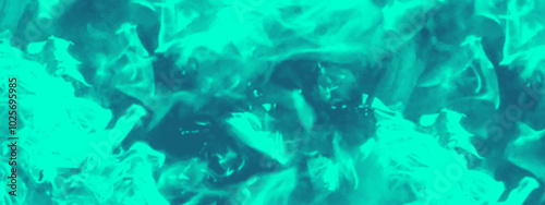 Light blue watercolor background with a vintage textured design, defocused lights, and dust particles. Watercolor wash with an aqua-painted, textured, grungy design.