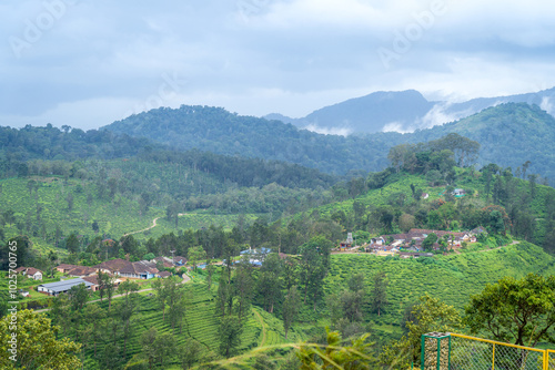 Yellamalai from Gudalur, Tamil Nadu - A Plantation Village in Tamil Nadu Neelagiri District. photo