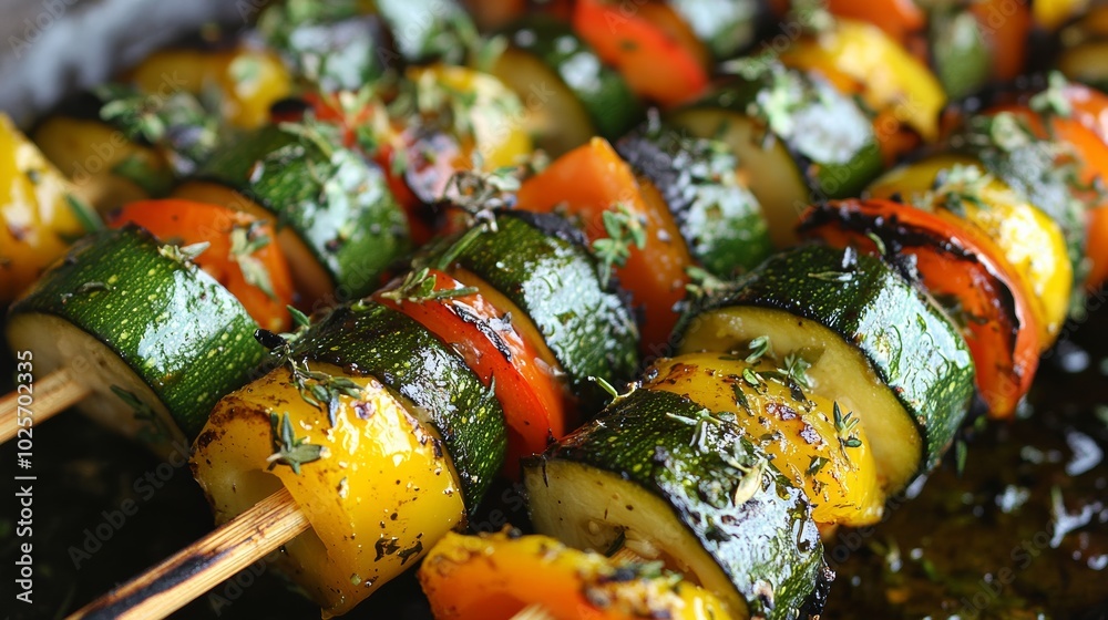 Grilled Vegetable Skewers. Grilled Vegetable Skewers.
