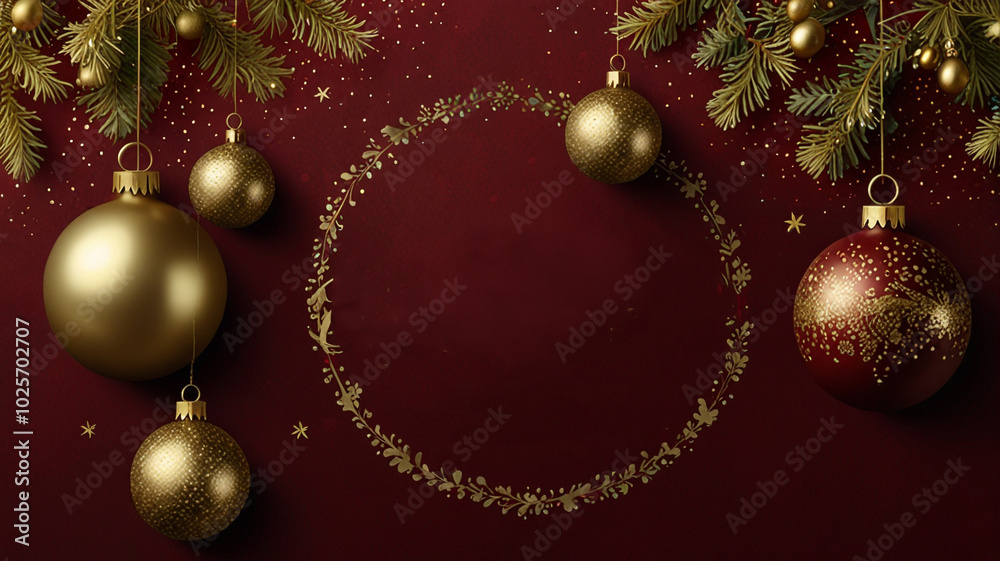 Elegant Merry Christmas Foil Stamped Design Elegant Merry Christmas Foil Stamped Design