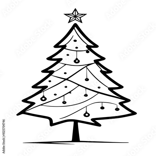 vector christmas tree