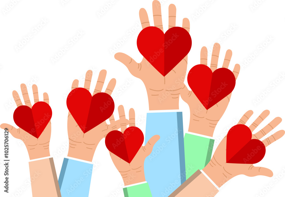 Hand Holding Charity & Donation Hand Holding Charity & Donation