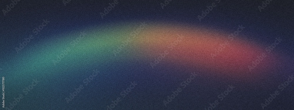 A curved arc of light with a gradient blending from lime to violet, noise texture effect A curved arc of light with a gradient blending from lime to violet, noise texture effect