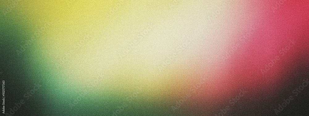 A curved arc of light with a gradient blending from hot pink to lime yellow, noise texture effect A curved arc of light with a gradient blending from hot pink to lime yellow, noise texture effect