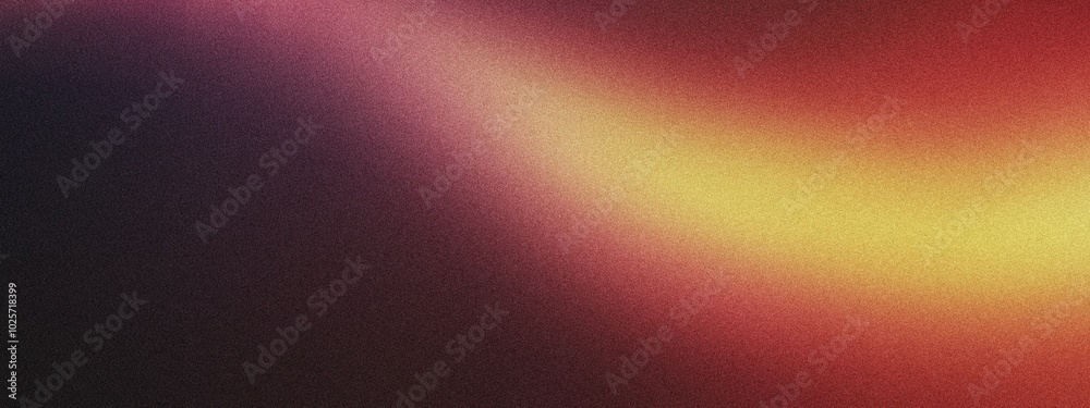 A curved arc of light with a gradient blending from mustard yellow to lavender, noise texture effect A curved arc of light with a gradient blending from mustard yellow to lavender, noise texture effect