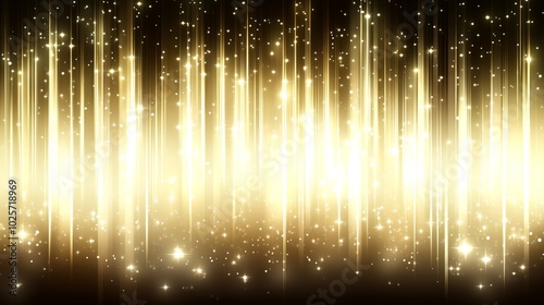 Golden Lights Background.