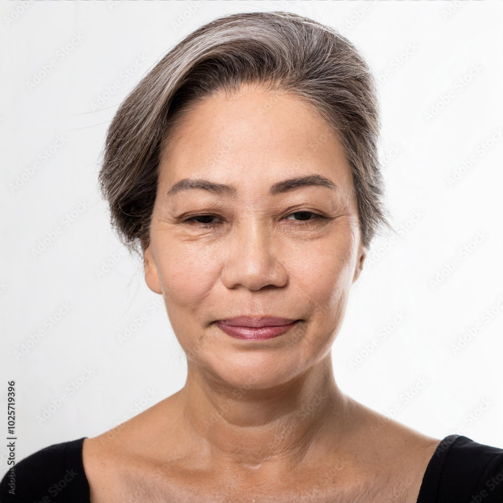 Natural Portrait of Woman Face Closeup Headshot Natural Portrait of Woman Face Closeup Headshot