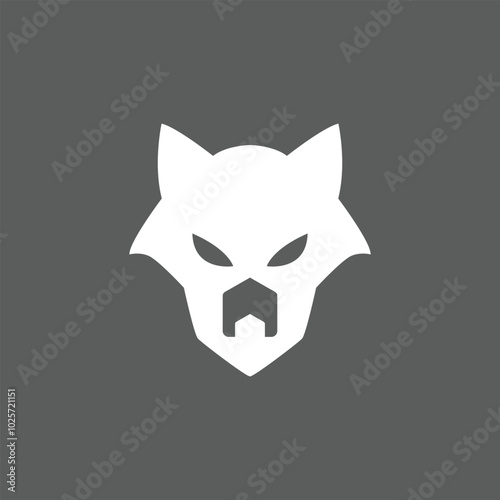 wolf real estate logo gray color