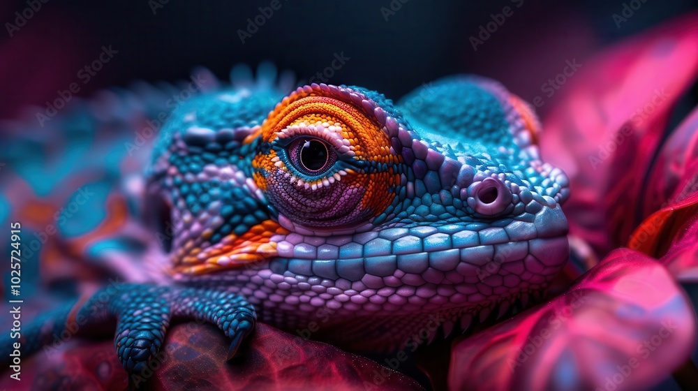 Obraz premium Urban Wildlife Conservation Efforts, vibrant colors, cityscapes, diverse animals, photography