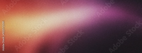 A curved arc of light with a gradient blending from coral to lavender, noise texture effect