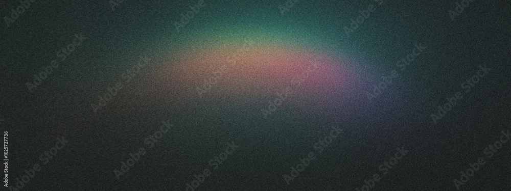 Fototapeta premium A curved arc of light with a gradient blending from sapphire blue to magenta, noise texture effect