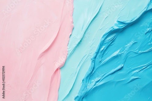 Wallpaper Mural Soft pink blue pastel paint texture background Torontodigital.ca