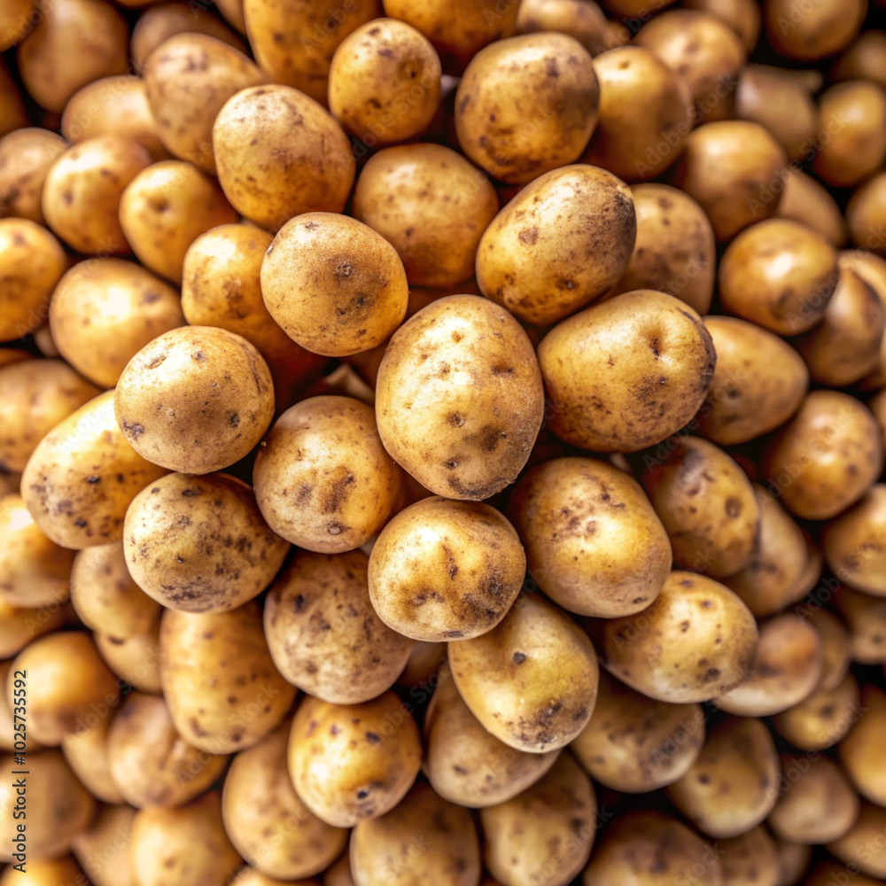 close up of a pile of potatoes close up of a pile of potatoes
