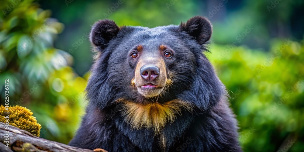 Majestic Moon Bear in Natural Habitat: An Endangered Species of Asia Captured in Stunning Detail for Wildlife Majestic Moon Bear in Natural Habitat: An Endangered Species of Asia Captured in Stunning Detail for Wildlife