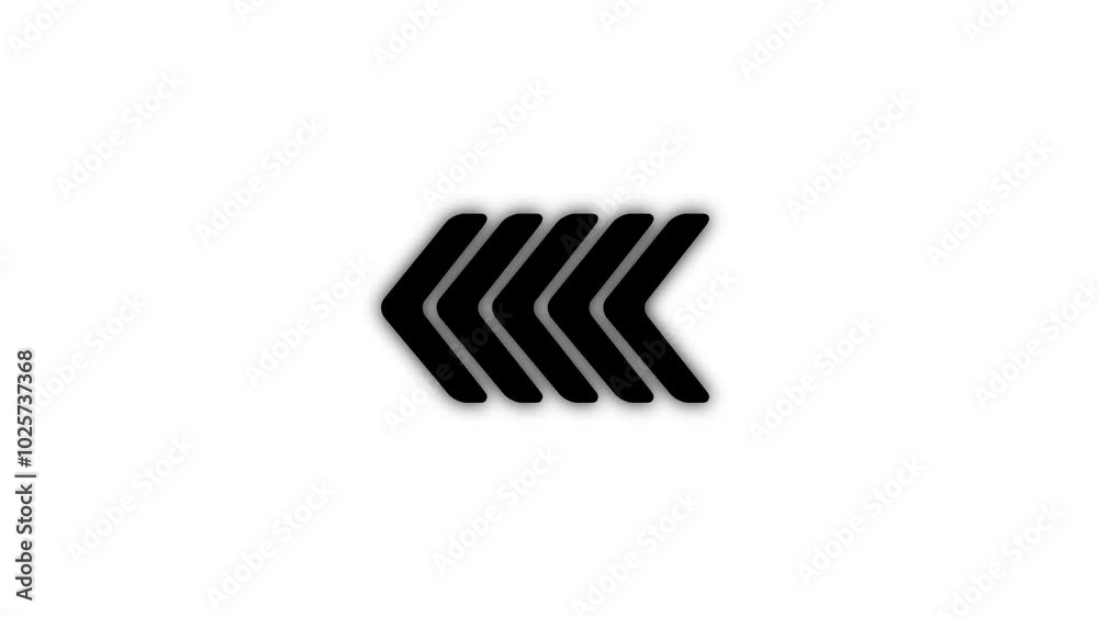 Animated arrows for the overlay video layer. Arrow Loop Animation direction concept. Colorful arrow icon concept. Animated arrows for the overlay video layer. Arrow Loop Animation direction concept. Colorful arrow icon concept.