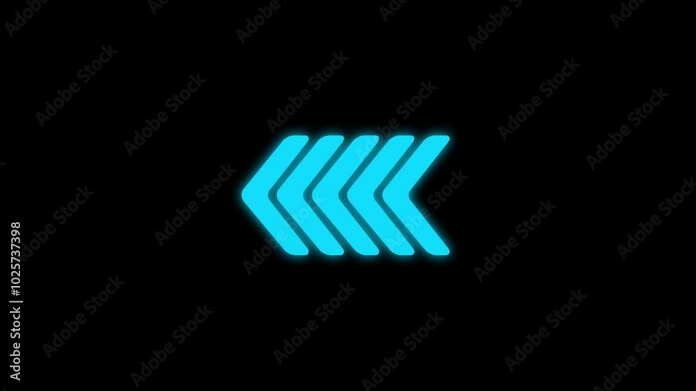Animated arrows for the overlay video layer. Arrow Loop Animation direction concept. Colorful arrow icon concept. Animated arrows for the overlay video layer. Arrow Loop Animation direction concept. Colorful arrow icon concept.