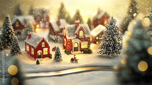 Christmas story cover in 3D vector format with a thin silver border, featuring a classic narrative.