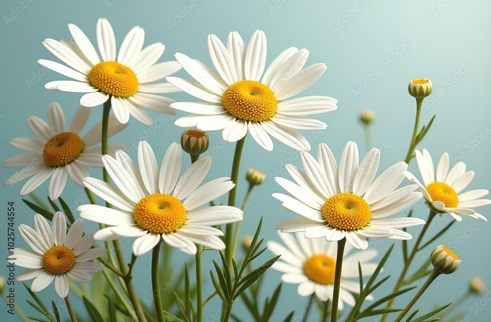 Chamomile daisy flowers. Floral composition Chamomile daisy flowers. Floral composition