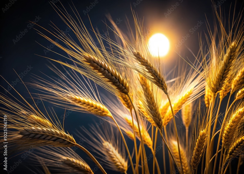 Stunning night captures of barley shoots set against a white backdrop evoke artistic nature imagery, emphasizing the interplay of light, shadow, and organic form. Stunning night captures of barley shoots set against a white backdrop evoke artistic nature imagery, emphasizing the interplay of light, shadow, and organic form.