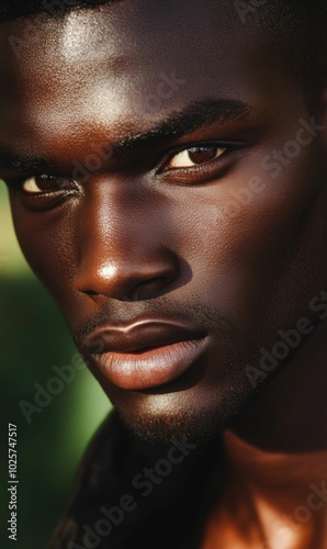 Close-up portrait of a man's face.