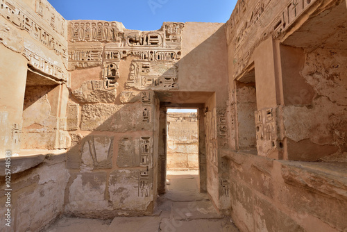 Medinet Habu is the most famous landmark in Luxor, Egypt
