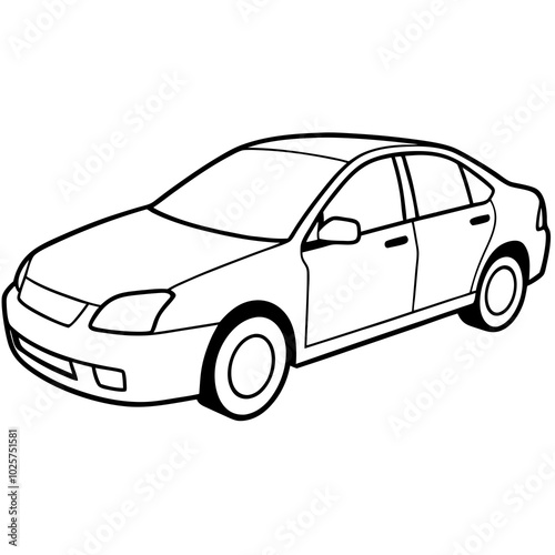  hybrid car vector illustration on a white background
