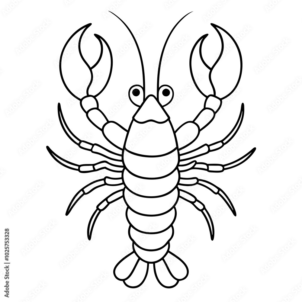Obraz premium lobster illustration