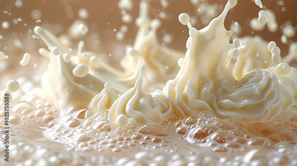 Milk Splash: Creamy Texture and Refreshing Delight
