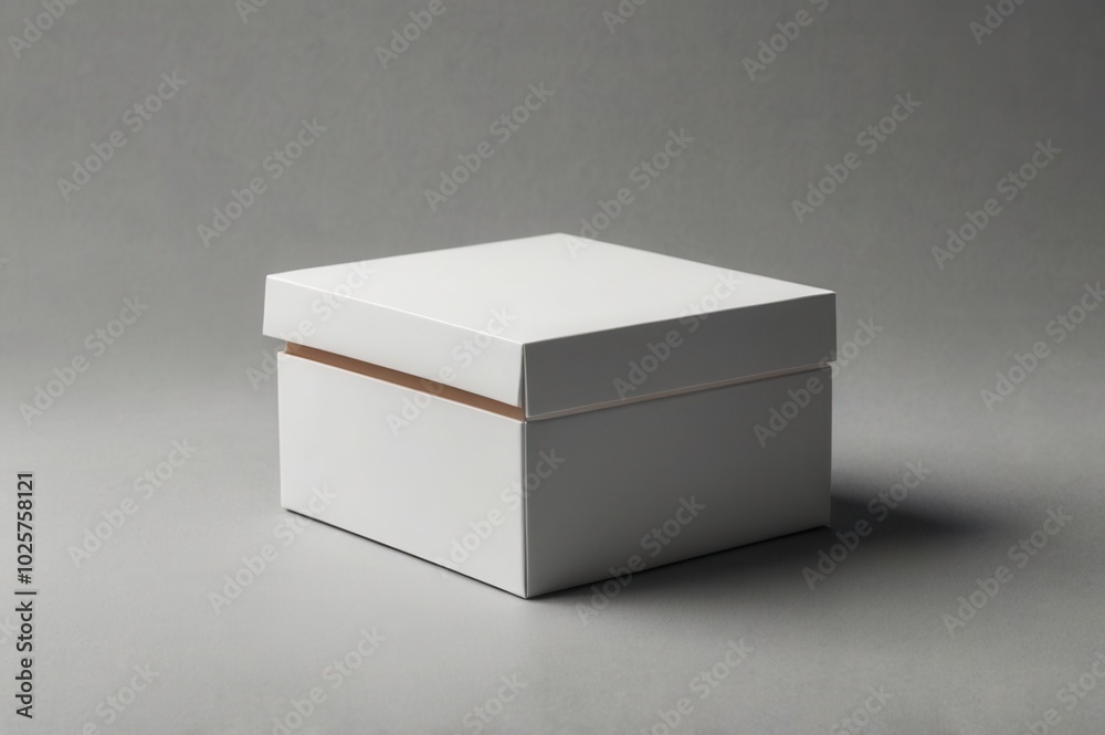 a plain white cardboard box a plain white cardboard box