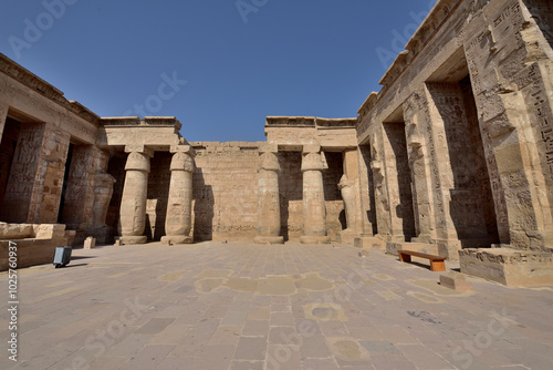 Medinet Habu is the most famous landmark in Luxor, Egypt