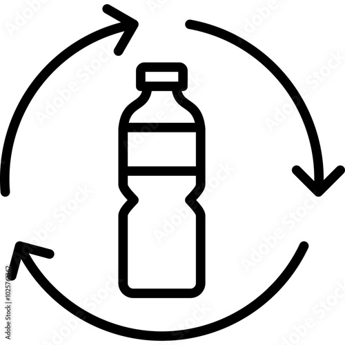 Plastic Recycle Icon