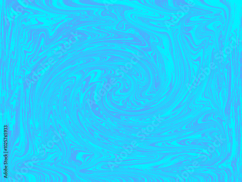 This elegant abstract background features a color palette with shades of blue. This design is filled with swirling shapes and patterns