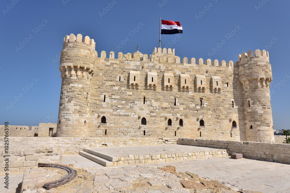 The Citadel of Qaitbay is the most famous landmark in Alexandria, Egypt ...