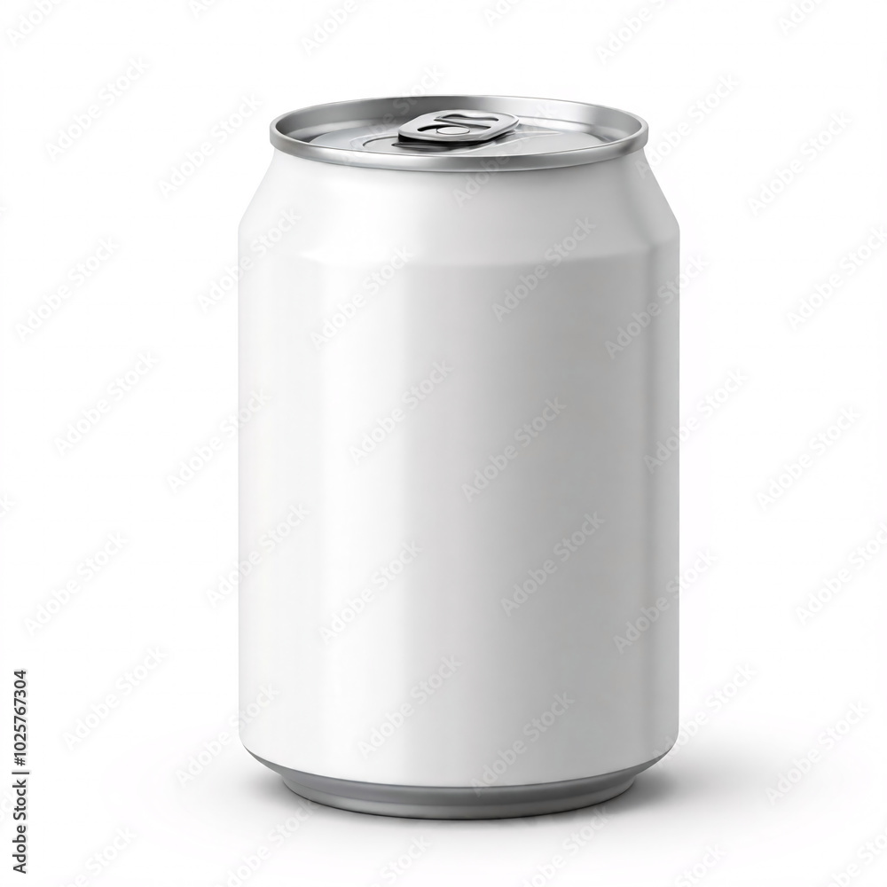 white aluminum soda can mockup isolated on white background 3d rendering - blank template for design white aluminum soda can mockup isolated on white background 3d rendering - blank template for design
