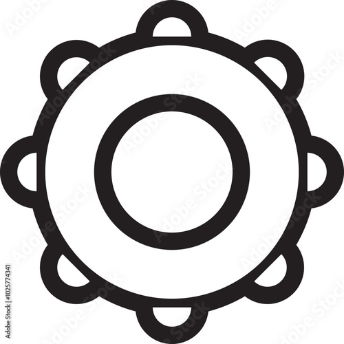 illustration of an background with circles