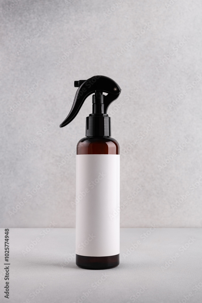 Brown cosmetic trigger sprayer bottle Brown cosmetic trigger sprayer bottle