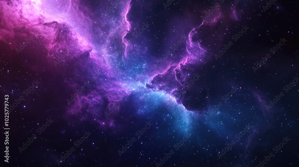 Captivating Galaxy Background in Vibrant Colors Captivating Galaxy Background in Vibrant Colors