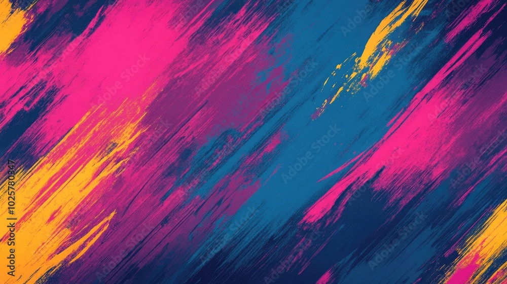 Vibrant Brushstroke Background Design Vibrant Brushstroke Background Design