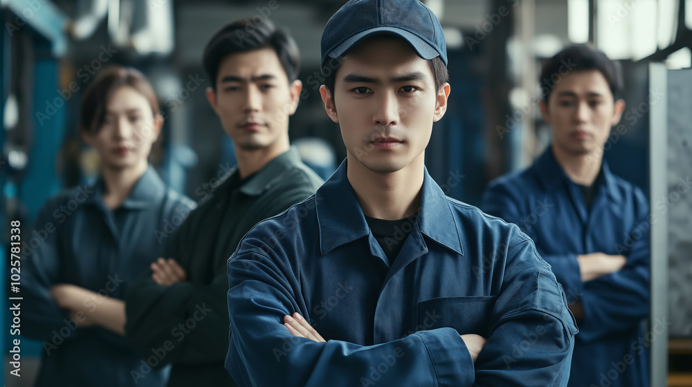 photorealistic image of a technical team that leads the world with solutions that are compliance with standards. photorealistic image of a technical team that leads the world with solutions that are compliance with standards.