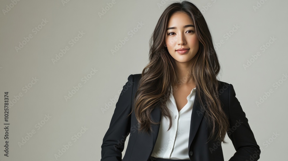 Confident Businesswoman in Professional Attire Confident Businesswoman in Professional Attire