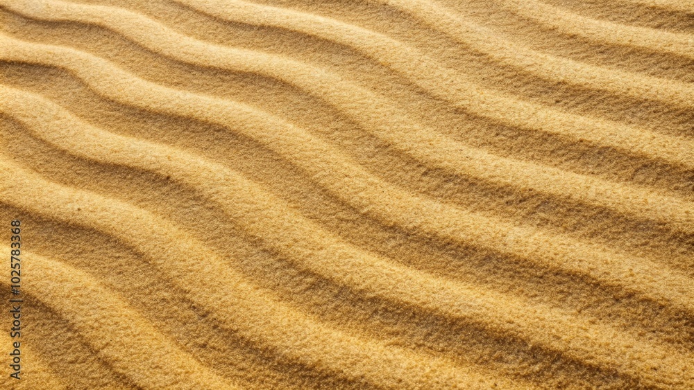 Close-up of wavy sand patterns, desert, nature, texture, landscape Close-up of wavy sand patterns, desert, nature, texture, landscape