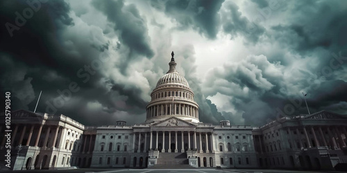 Powerful Storm Front Approaching the Capitol