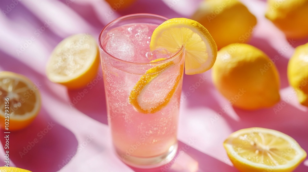 Refreshing Pink Lemonade Drink Refreshing Pink Lemonade Drink