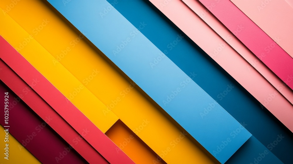 Obraz premium Colorful Abstract Geometric Background