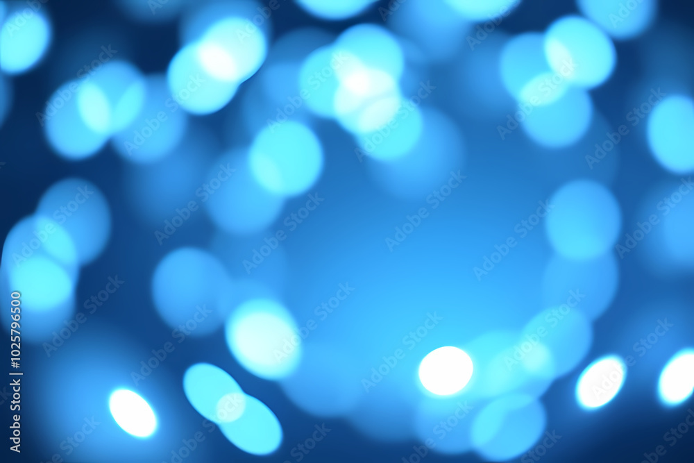 Ethereal Blue Bokeh Lights Abstract Background Ethereal Blue Bokeh Lights Abstract Background