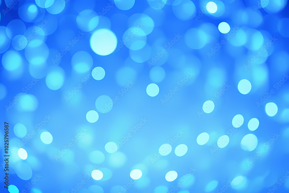 Ethereal Blue Bokeh Lights Abstract Background Ethereal Blue Bokeh Lights Abstract Background